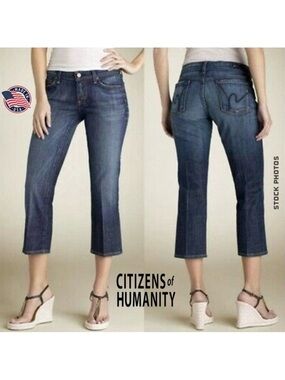 Citizens of Humanity Kelly Stretch #063 Low Waist  Cropped Jeans (27)